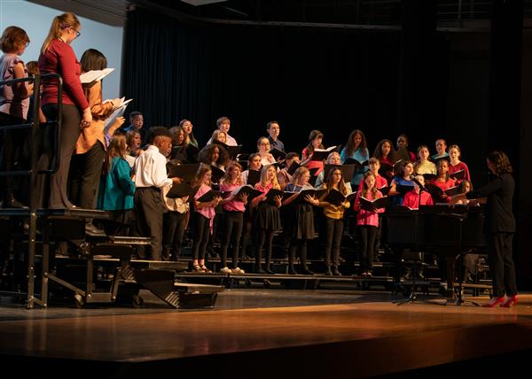 2023 All County Chorus Students Performing
